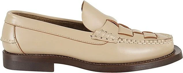 Hereu Nombela Woven-Designed Slip-On Loafers