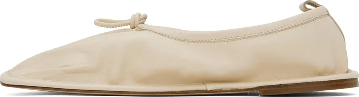 HEREU Off-White Puntera Ballerina Flats - Image 3