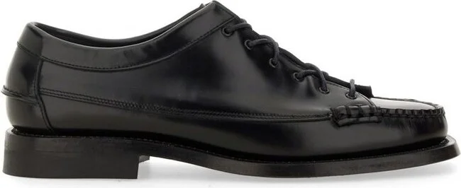 Hereu Priego Square-Toe Lace-Up Shoes