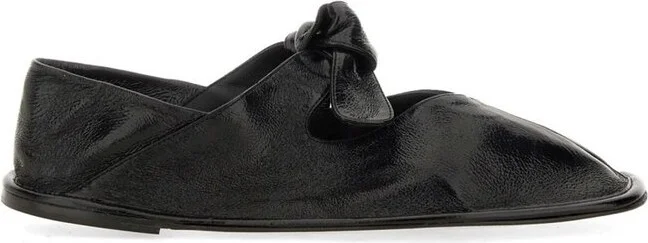 Hereu Square-Toe Flat Shoes