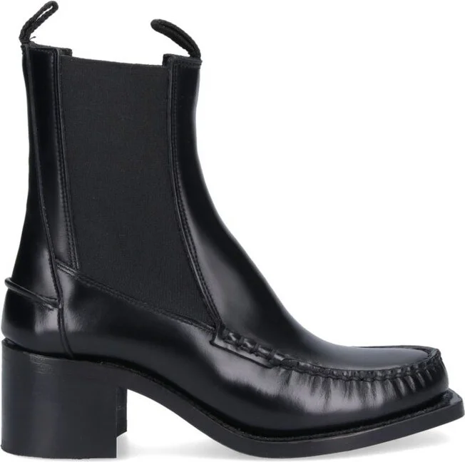 Hereu Square-Toe Slip-On Boots