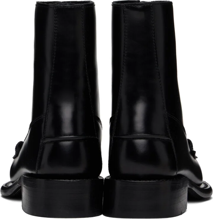 HEREU SSENSE Exclusive Black Mallera Boots - Image 2