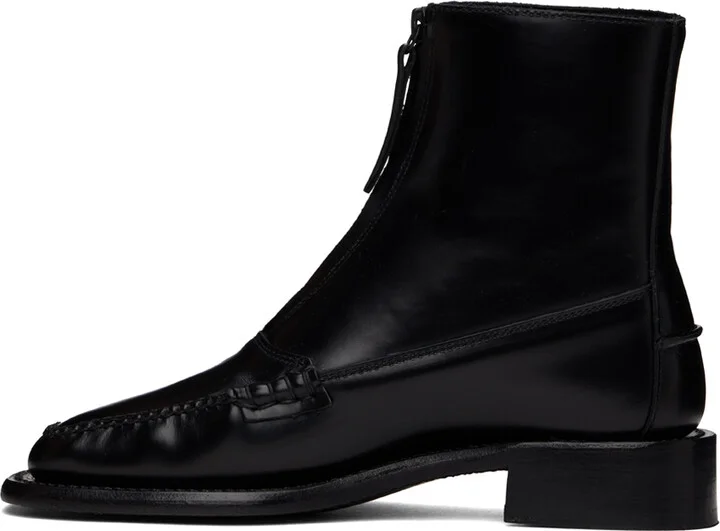 HEREU SSENSE Exclusive Black Mallera Boots - Image 3