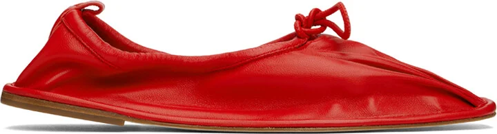 HEREU SSENSE Exclusive Red Puntera Ballerina Flats
