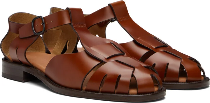 HEREU Tan Pesca Sandals - Image 4