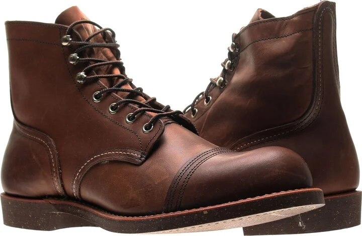 Heritage 8111 Iron Ranger 6-Inch Cap Toe Amber Men's Boots 08111