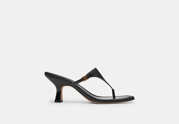 Heritage C Plaque Thong Sandal - Image 2