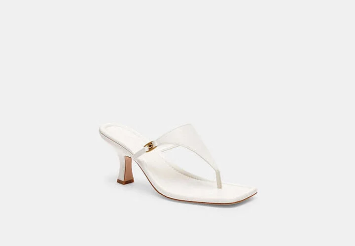 Heritage C Plaque Thong Sandal