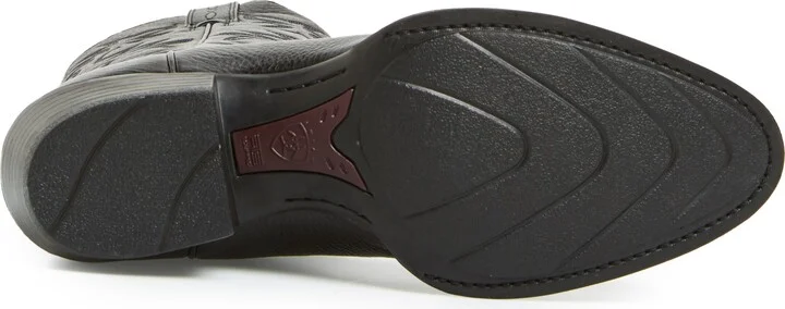 'Heritage' Leather Cowboy R-Toe Boot - Image 3