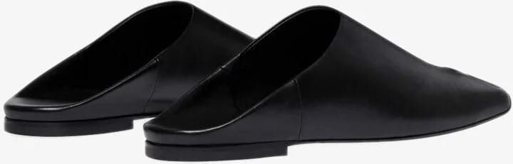 Heritage Leather Flat Mules - Image 2