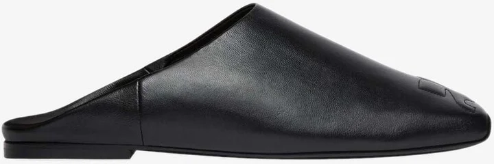 Heritage Leather Flat Mules