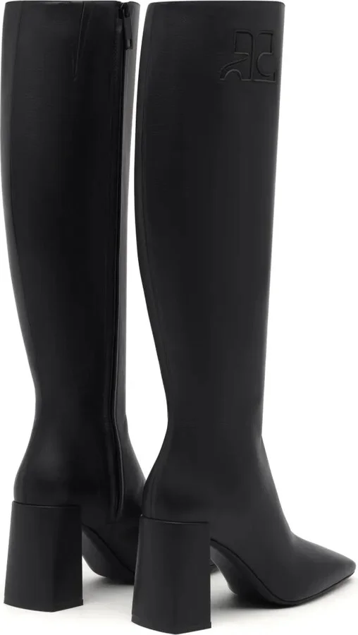 Heritage leather knee-high boots - Image 3