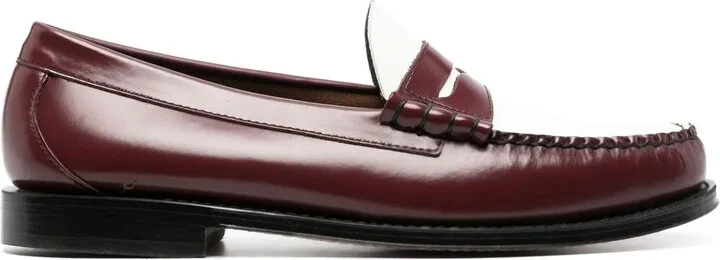 Heritage leather loafers
