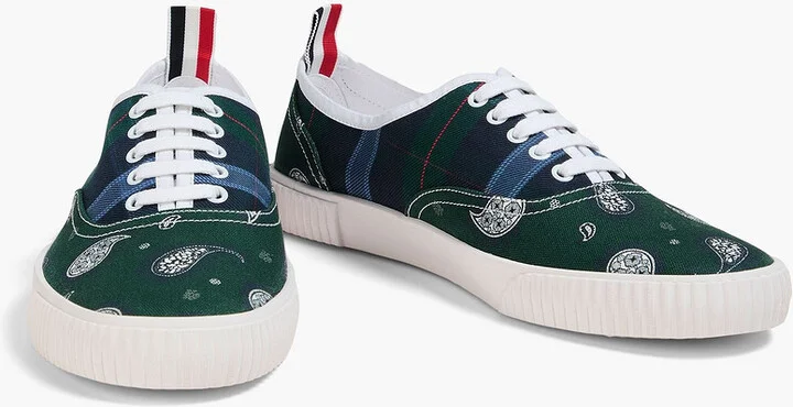 Heritage printed canvas sneakers - Image 2