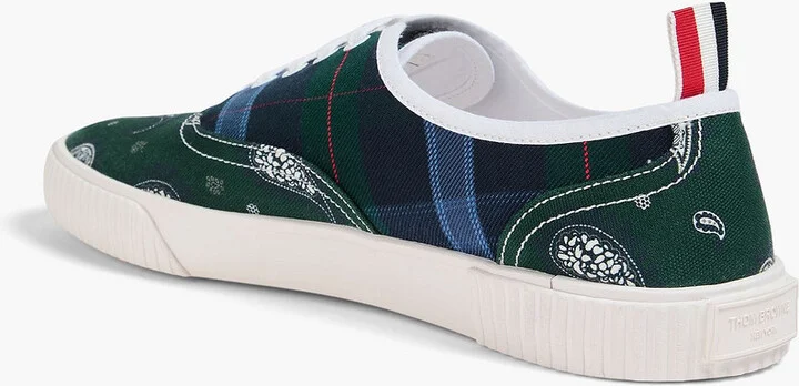 Heritage printed canvas sneakers - Image 3