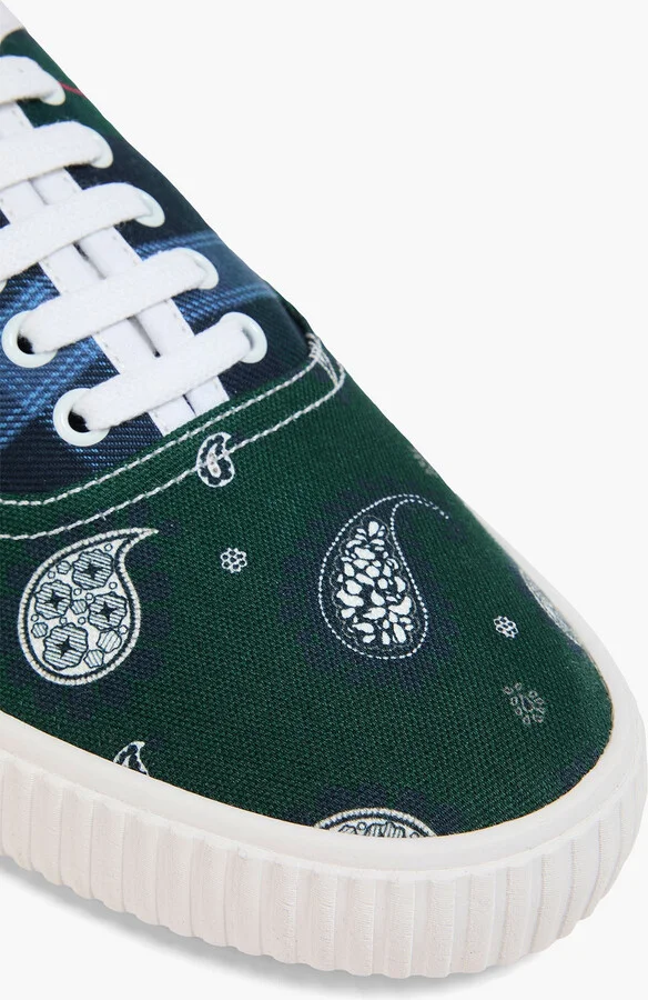 Heritage printed canvas sneakers - Image 4