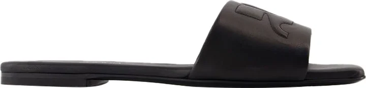 Heritage Shadow Sandals - Courreges - Leather - Black