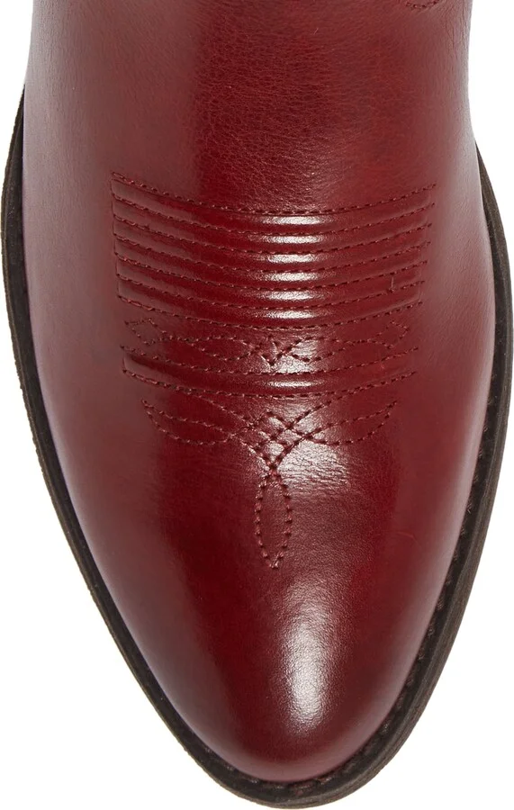 Heritage Toe Stretch Leather Western Boot - Image 5