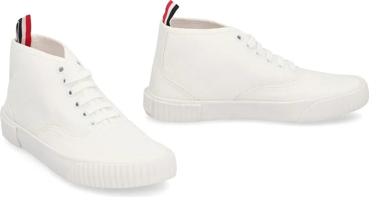 Heritage Trainer Vulcanized Mid-top Sneakers - Image 3