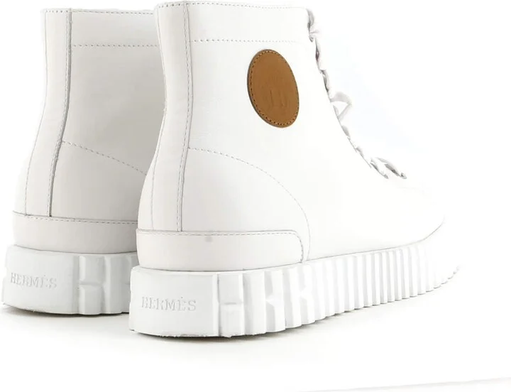 Hermes Climb High-Top Sneakers Leather - Image 3