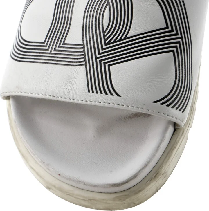 Hermes Men's Biarritz Slide Sandals Leather - Image 5