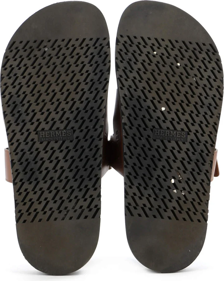 Hermes Men's Chypre Sandals Leather - Image 4