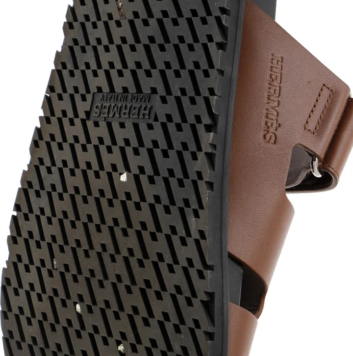 Hermes Men's Chypre Sandals Leather - Image 6