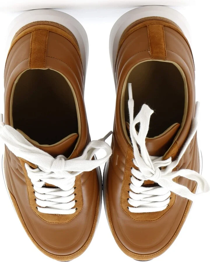 Hermes Men's Easy Sneakers Leather and Suede - Image 2