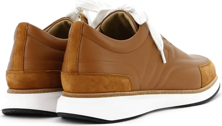 Hermes Men's Easy Sneakers Leather and Suede - Image 3