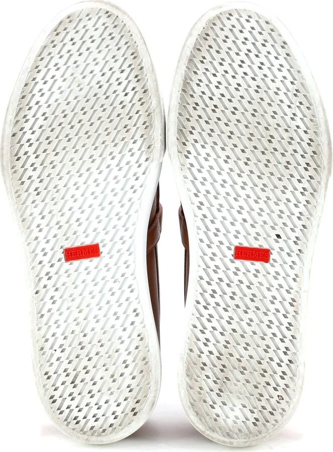 Hermes Men's Game Slip On Sneakers Leather - Image 4