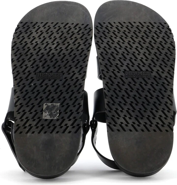 Hermes Men's Genius Sandals Leather - Image 4