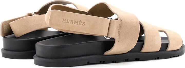 Hermes Men's Genius Sandals Suede - Image 3