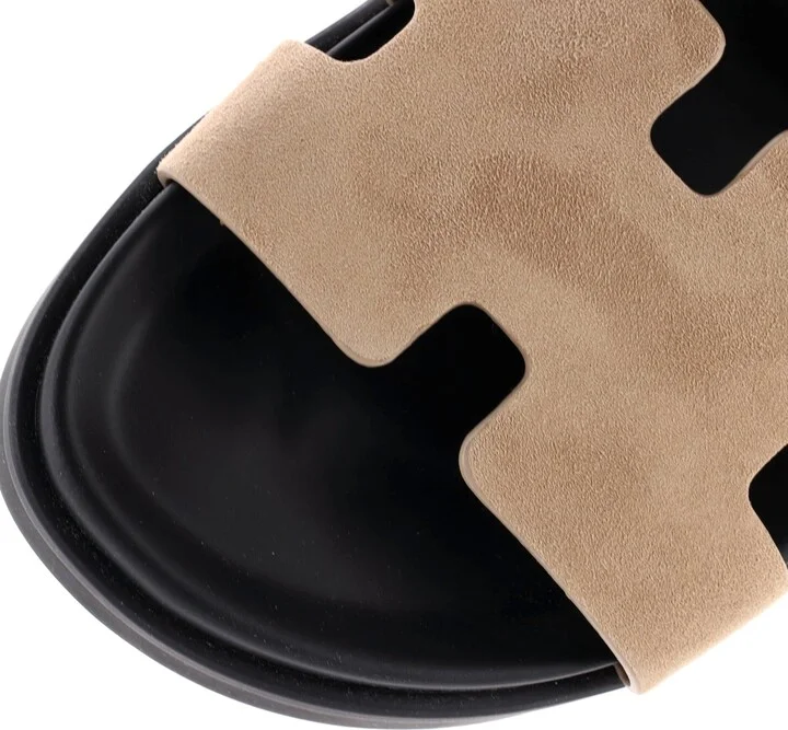 Hermes Men's Genius Sandals Suede - Image 5