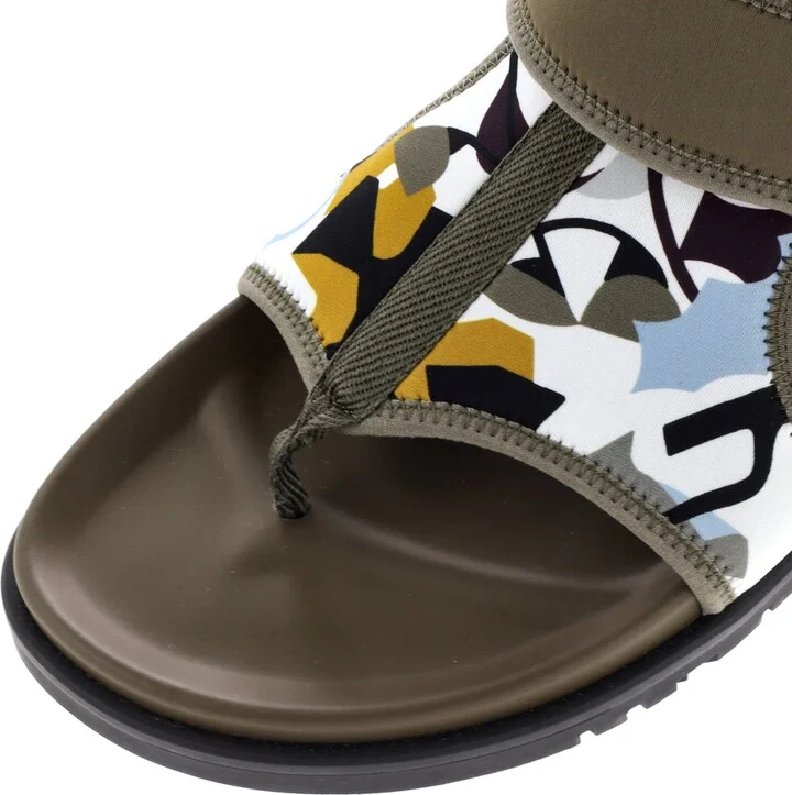 Hermes Men's Giorno Sandals Neoprene and Leather - Image 5
