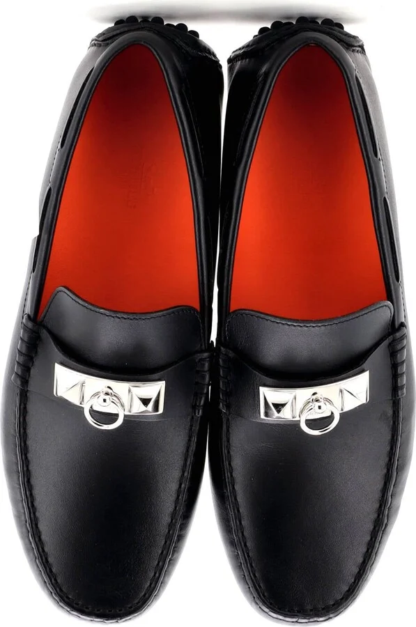 Hermes Men's Irving Loafers Leather - Image 2