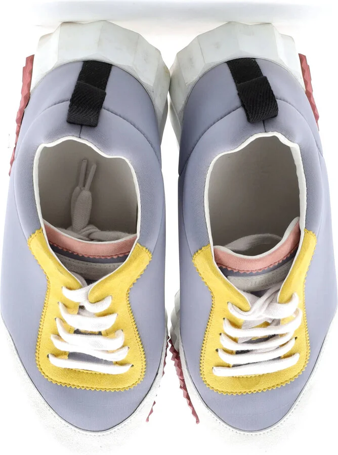 Hermes Women's Bouncing Sneakers Fabric and Suede - Image 2