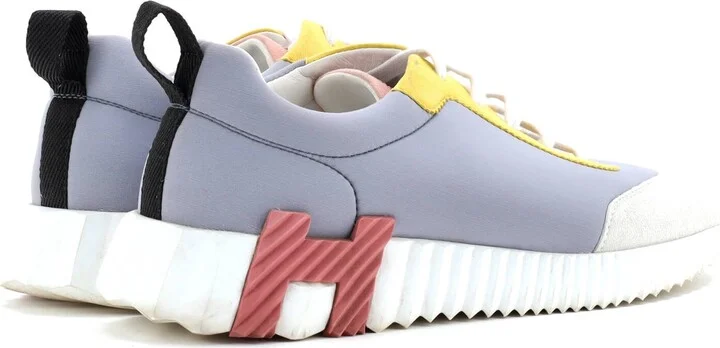 Hermes Women's Bouncing Sneakers Fabric and Suede - Image 3