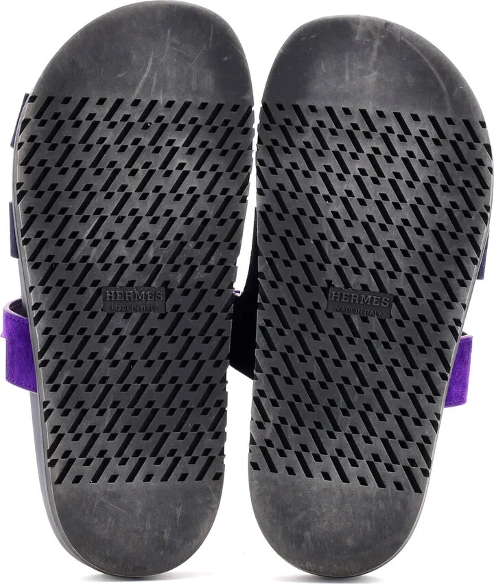 Hermes Women's Chypre Sandals Suede - Image 4