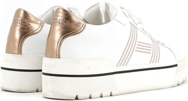 Hermes Women's Dare Sneakers Leather - Image 3
