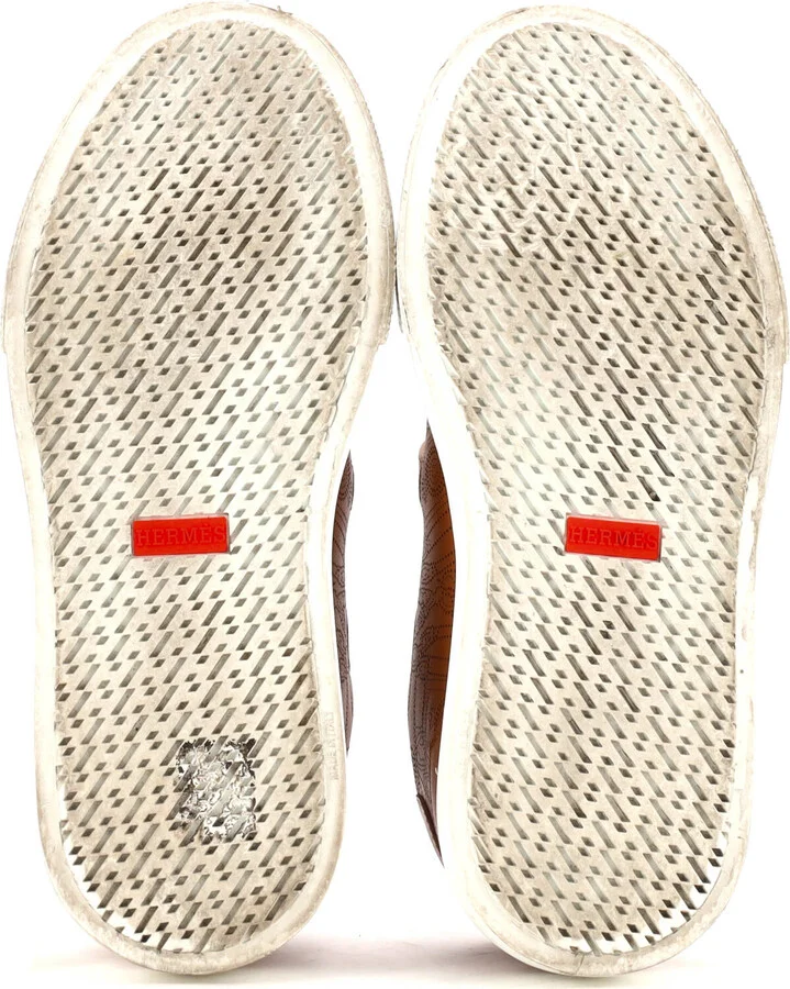 Hermes Women's Day Sneakers Perforated Leather - Image 4