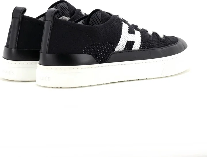 Hermes Women's Deep Sneakers Knit and Leather - Image 3