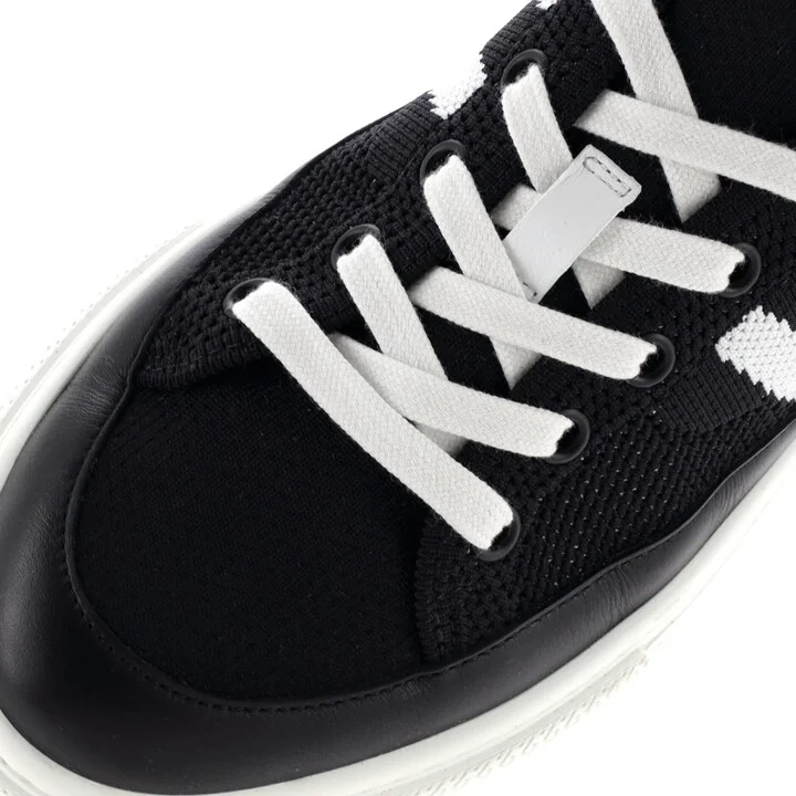 Hermes Women's Deep Sneakers Knit and Leather - Image 5