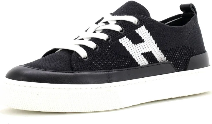 Hermes Women's Deep Sneakers Knit and Leather