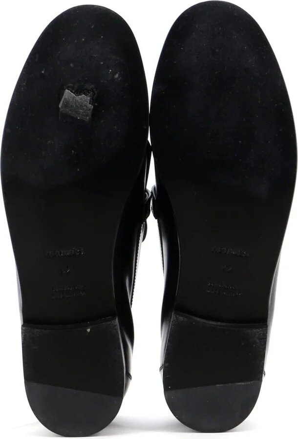 Hermes Women's Destin Fringe Loafers Studded Leather - Image 4