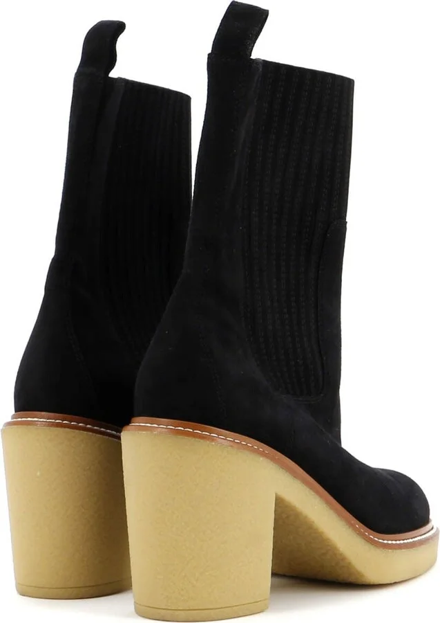 Hermes Women's Donia Ankle Boots Suede 70 - Image 3