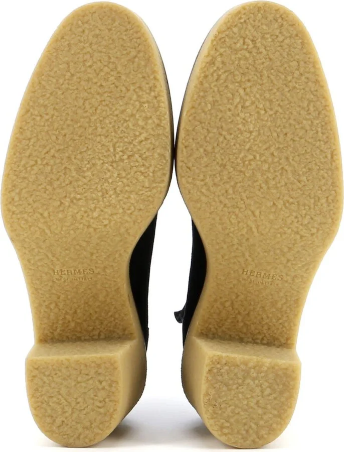 Hermes Women's Donia Ankle Boots Suede 70 - Image 4