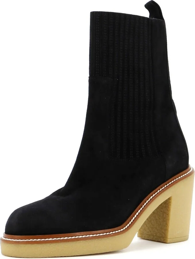 Hermes Women's Donia Ankle Boots Suede 70
