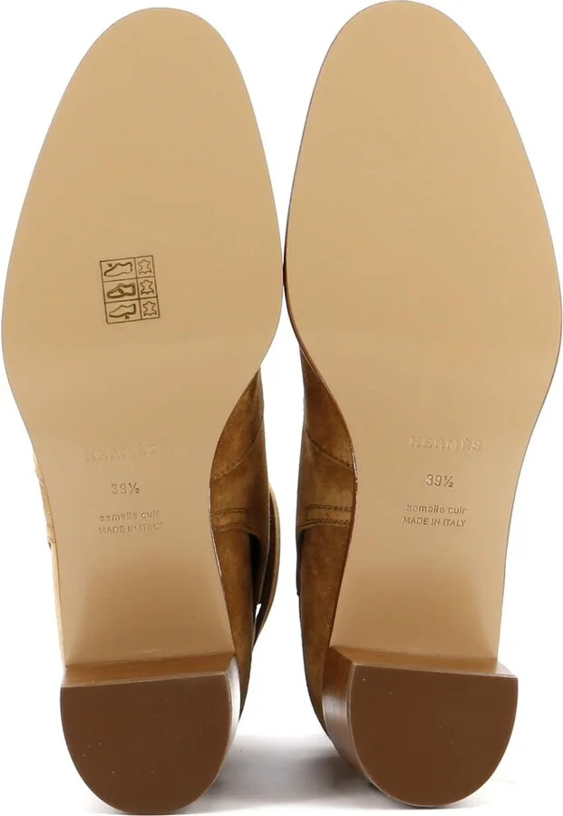 Hermes Women's Frenchie Ankle Boots Suede - Image 4