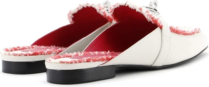 Hermes Women's Fringe Oz Mules Leather - Image 3