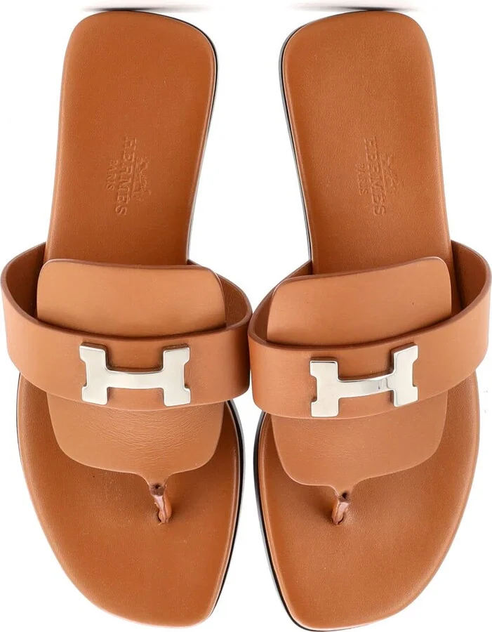 Hermes Women's Galerie Sandals Leather - Image 2